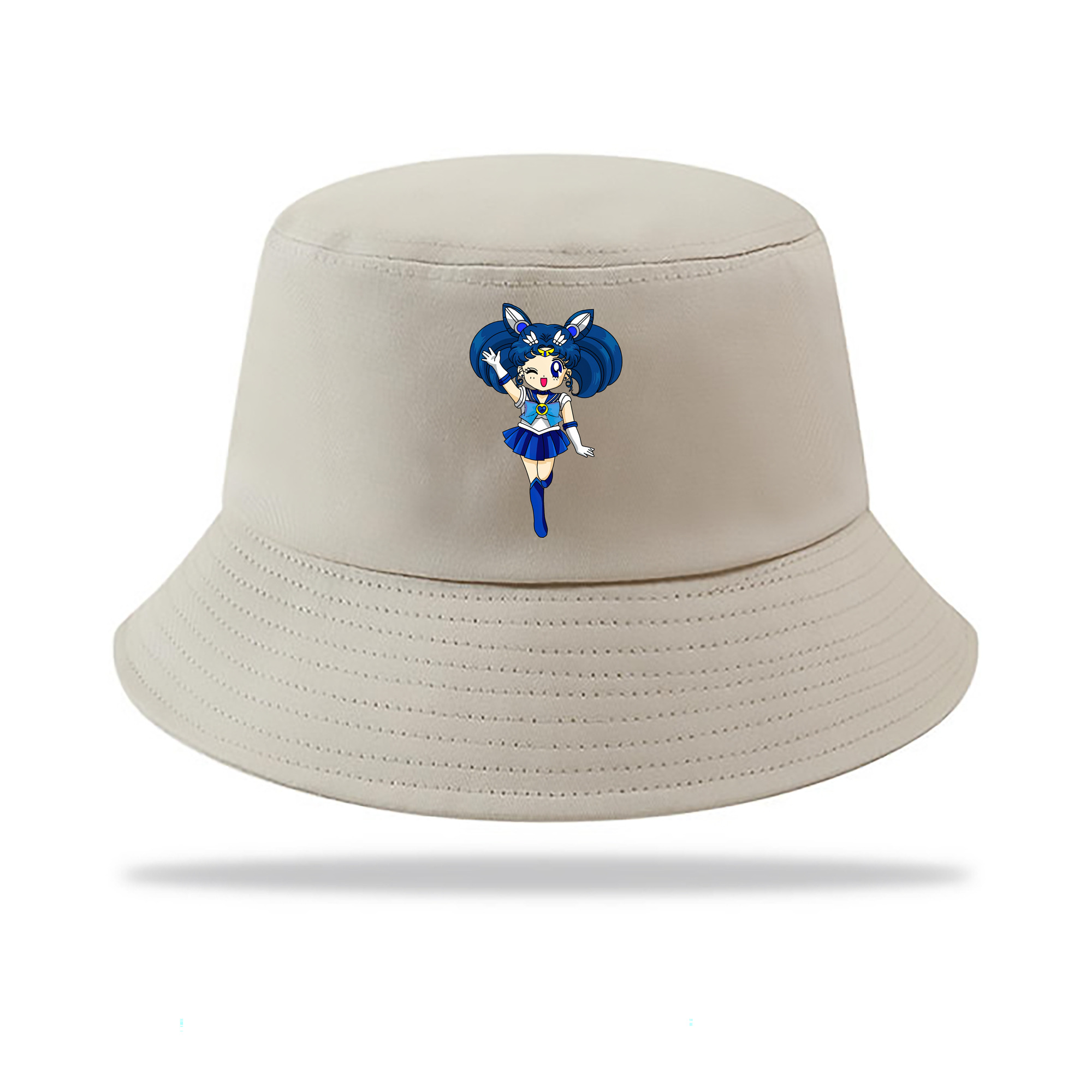 （画像用） 美少女戦士セーラームーン 水野 亜美 みずの あみ Sailor Moon Mizuno Ami アウトドア日除けバケットハット